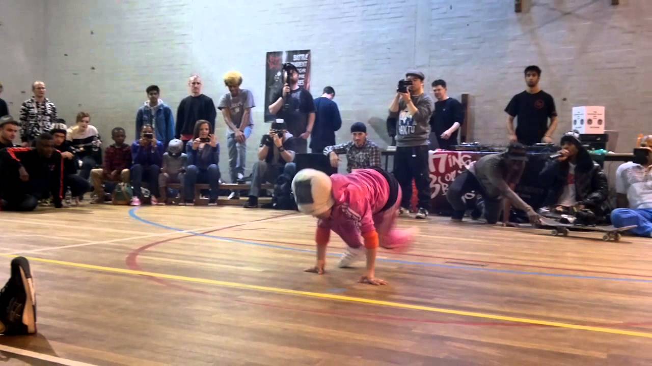 B-girl Terra vs B-boy A.J King of B-boy 6 solo Final under16 battles