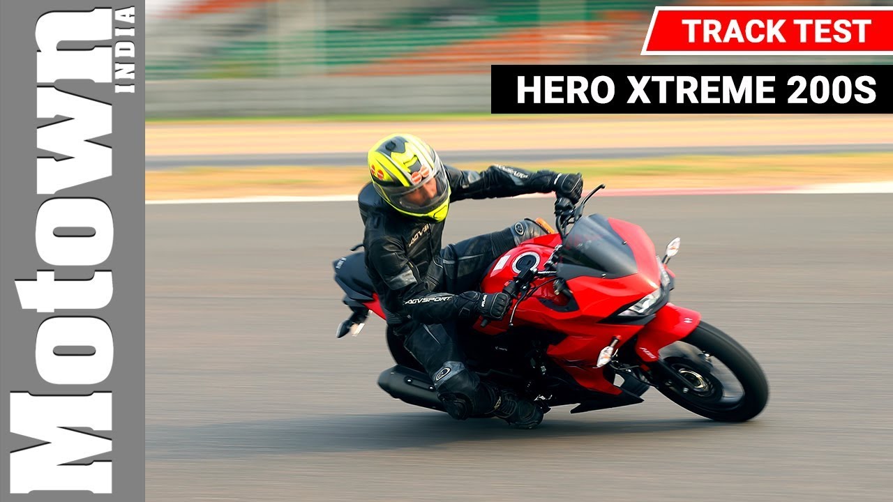 Hero Xtreme 200S | Track Test Review | Motown India