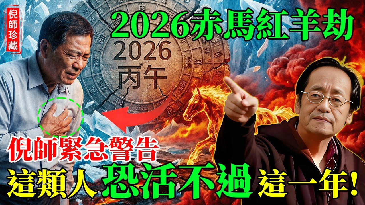 倪海廈：2026「赤馬紅羊」大劫難這些人恐「活不過」這一年！倪師壓箱底急救三招：關鍵時刻，能救全家命！