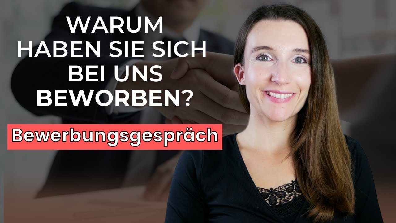 Bewerbungsgespräch / Vorstellungsgespräch / Bewerbung (Gut Deutsch sprechen)