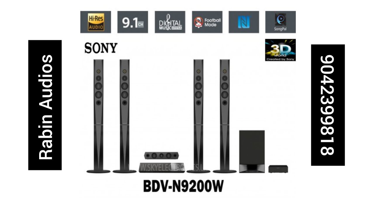✅️Available💯Sony Top Model N9200W Wireless Home Theatre imported start from 20k 