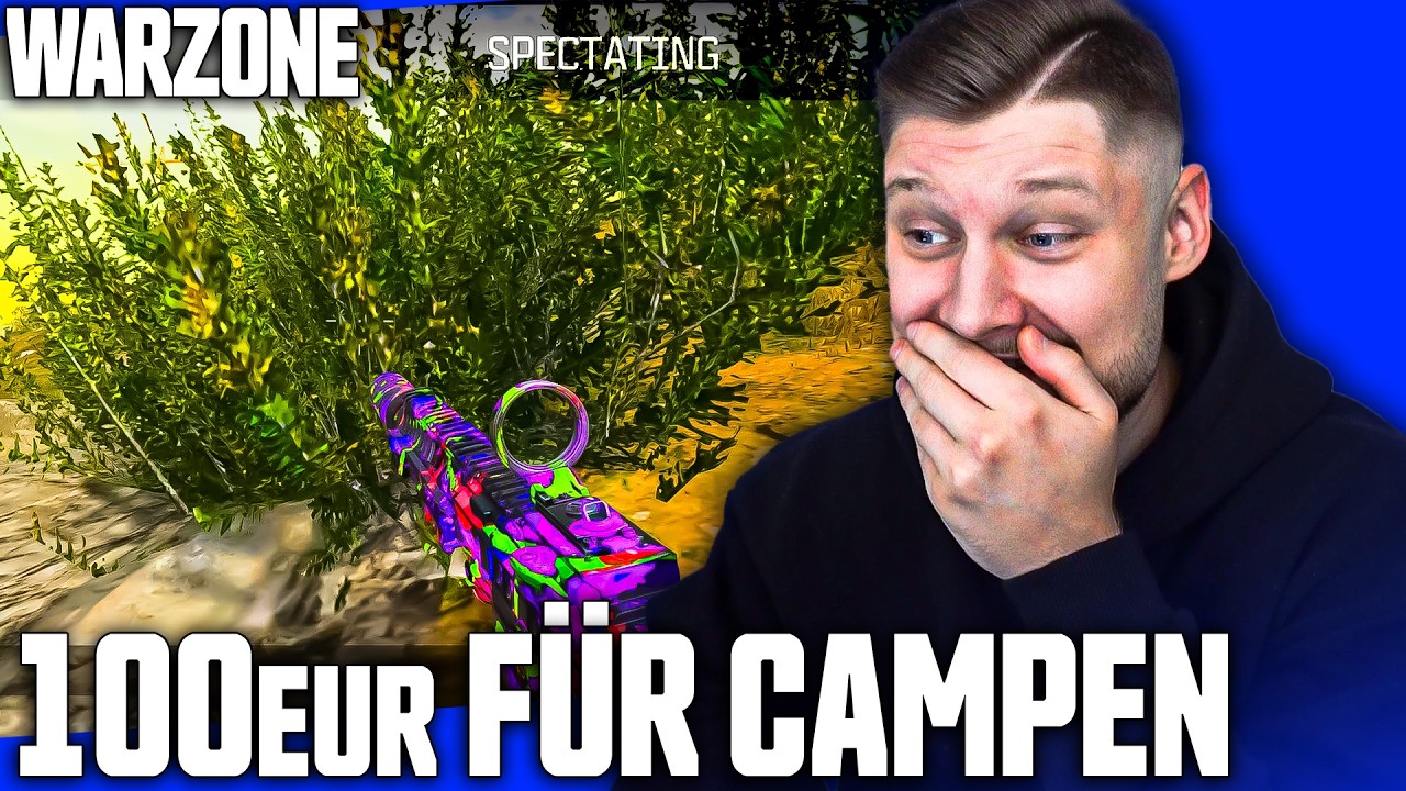 Der BESTE CAMPER bekommt 100€ FÜR DIESE WARZONE RUNDE (Camp Dich Reich)