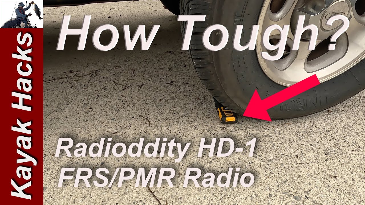 The toughest waterproof FRS radio - Radioddity HD-1