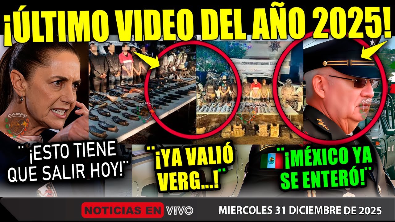 &Uacute;LTIMO VIDEO DEL A&Ntilde;O! CLAUDIA SHEINBAUM &iexcl;DA GOLPE DEL A&Ntilde;O! HARFUCH, TREVILLA, FISCALIA GENERAL HOY