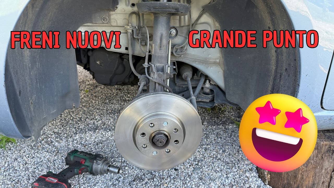 SOSTITUZIONE DISCHI E PASTIGLIE FIAT GRANDE PUNTO.