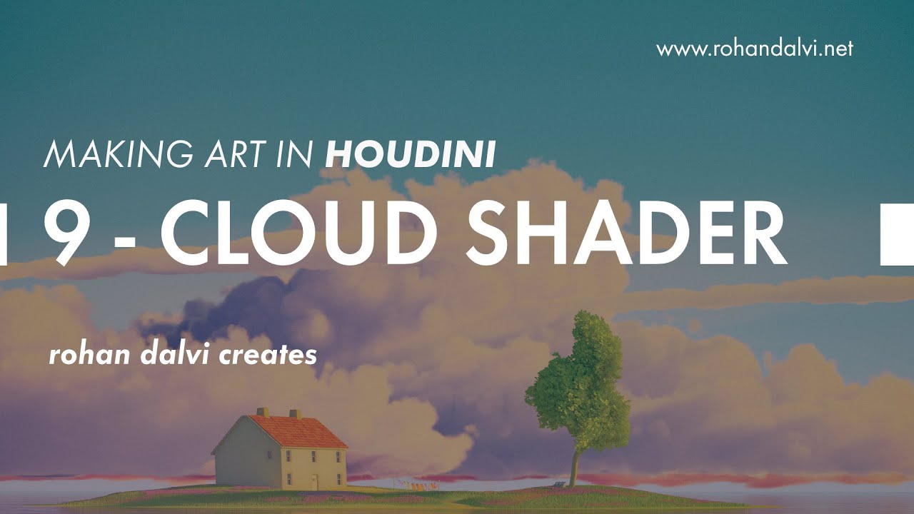 making art in houdini - 9 - cloud shader