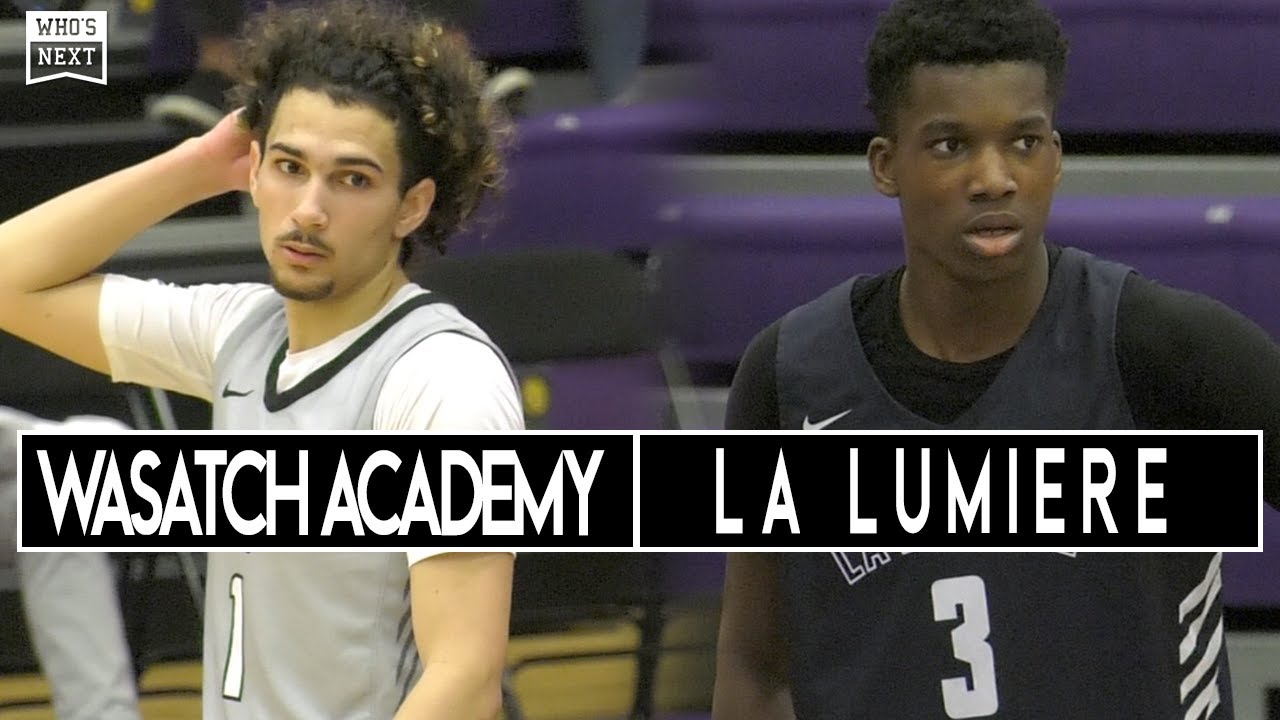 POP ISAACS with the POSTER DUNK! Wasatch Academy vs La Lumiere 👀