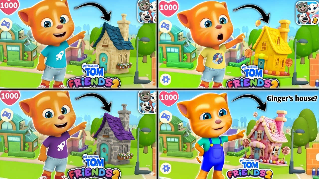 Which House is REALLY Ginger's? 🤔🏡 | My Talking Tom Friends 2