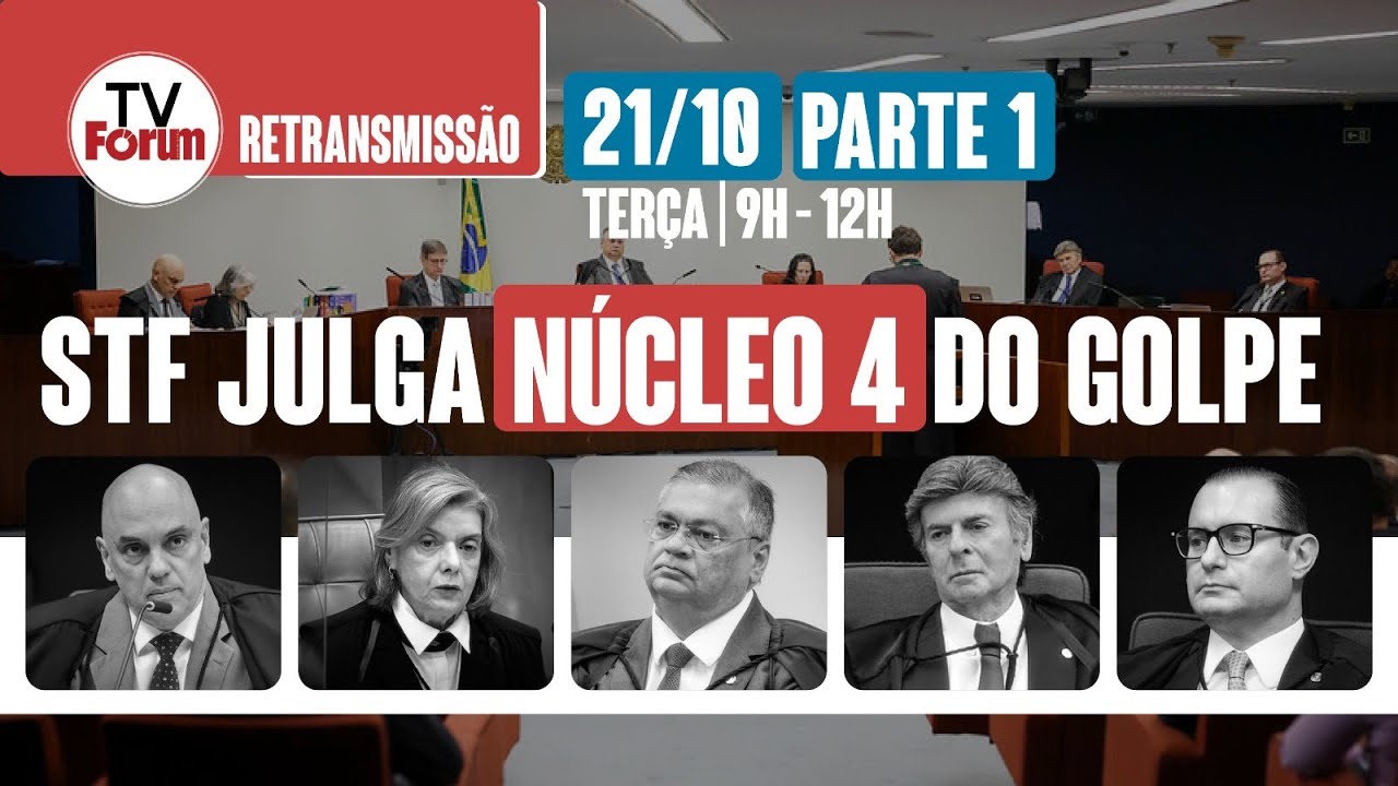 Ao vivo: julgamento no STF do n&uacute;cleo 4 da tentativa de golpe, o da desinforma&ccedil;&atilde;o
