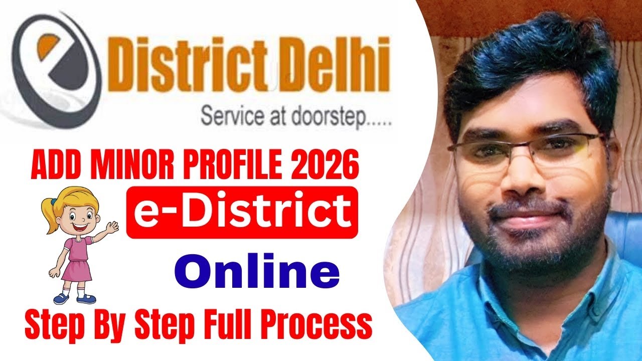e-District Delhi Minor Child Profile Add | Income & Caste Certificate Online Apply 2026 #tech #tips 