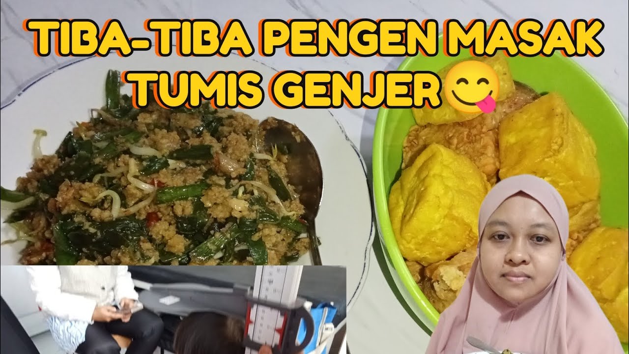 MASAK TUMIS GENJER 😋‼️ LANJUT ANTAR DE MAISYA POSYANDU 😍