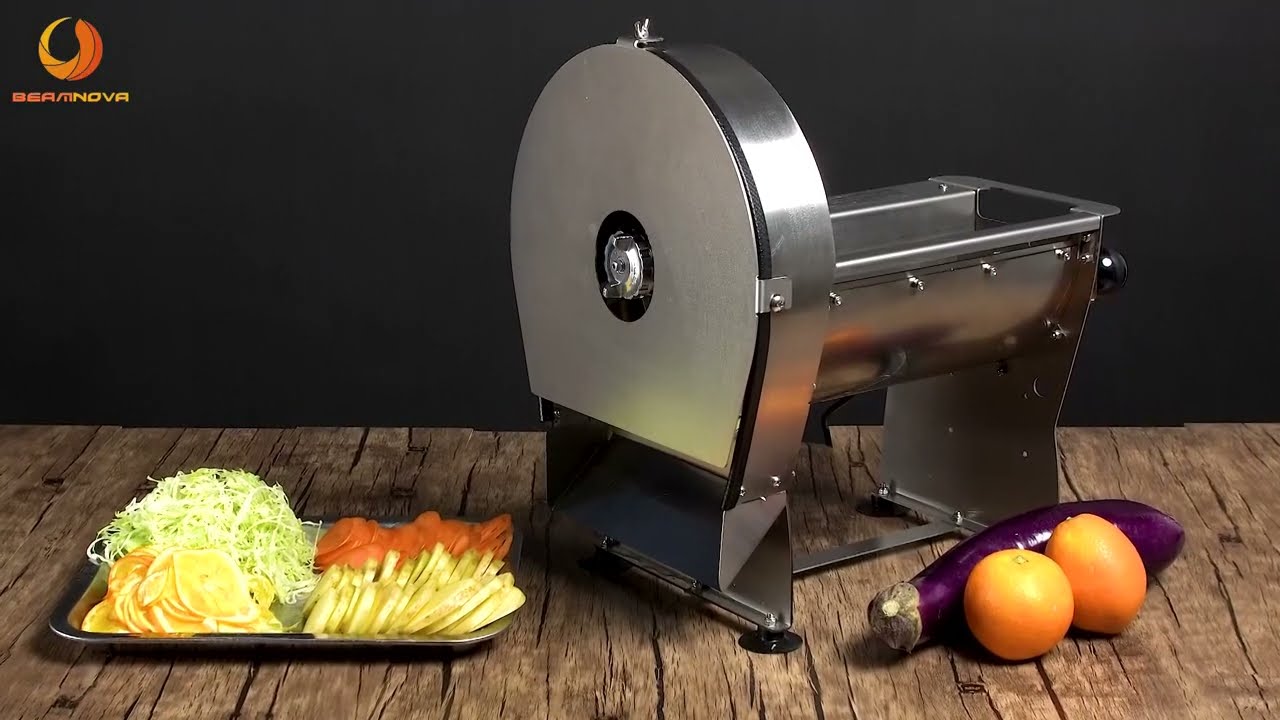 Commercial Vegetable Fruit Rotary Slicer Electric Food Slicing Machine for Potatoes Lemons Tomatoes