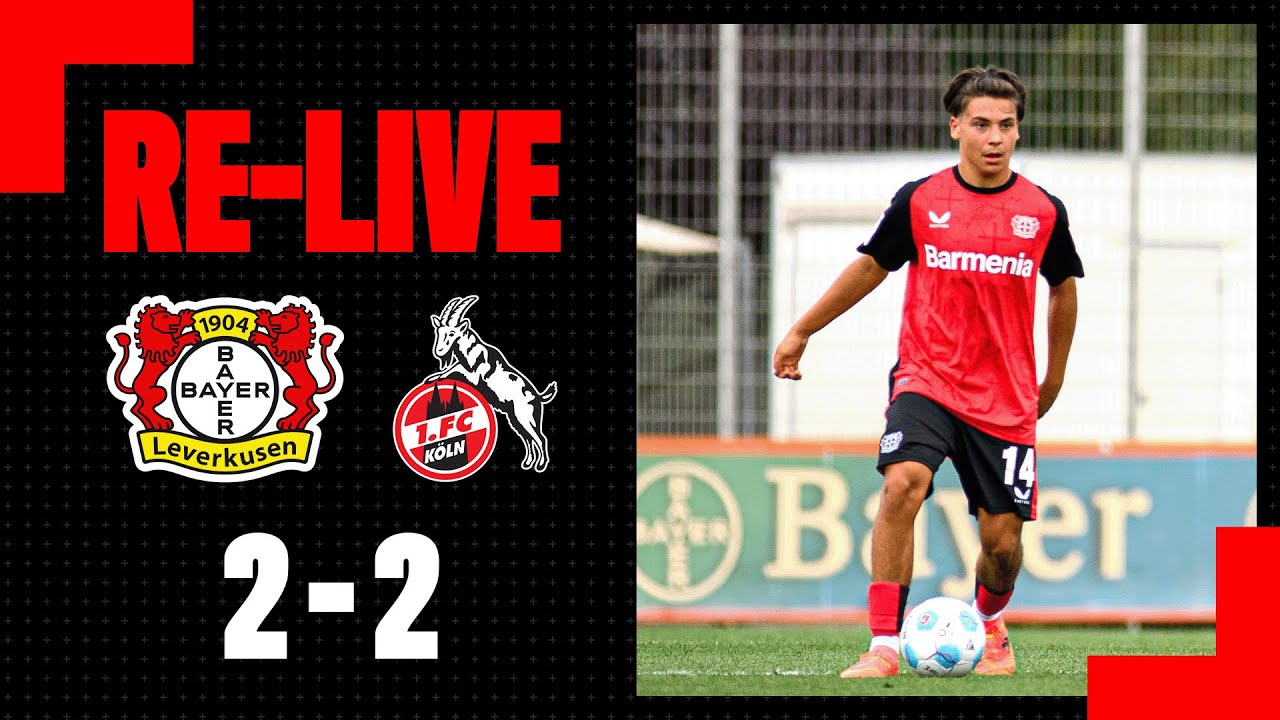 RE-LIVE: Bayer 04 Leverkusen U17 🆚 1. FC Köln U17 2:2 | U17 DFB-Nachwuchsliga, 13. Spieltag