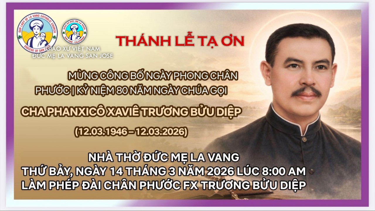 🔴 TRỰC TUYẾN 8:00 AM Thánh Lễ Thứ Bảy 14/03/2026 Tuần III Mùa Chay Năm A