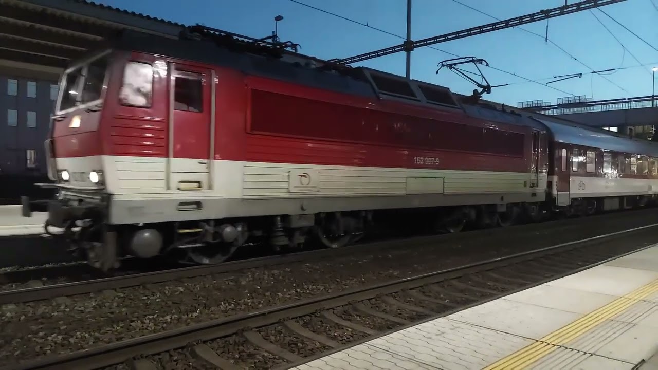 Zeleznicna spolocnos Slovensko ZsS R347 Fatran wjazd i wyjazd ze stacji Ostrava