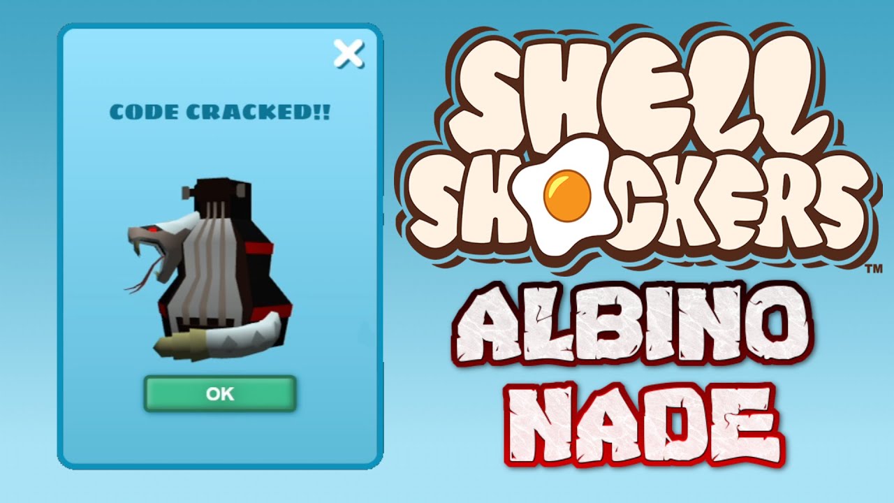 ALBINO NADE CODE CRACK + GAMEPLAY | Shell Shockers