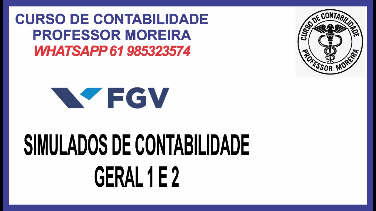SIMULADOS 1 E 2 - SÓ QUESTÕES DA FGV