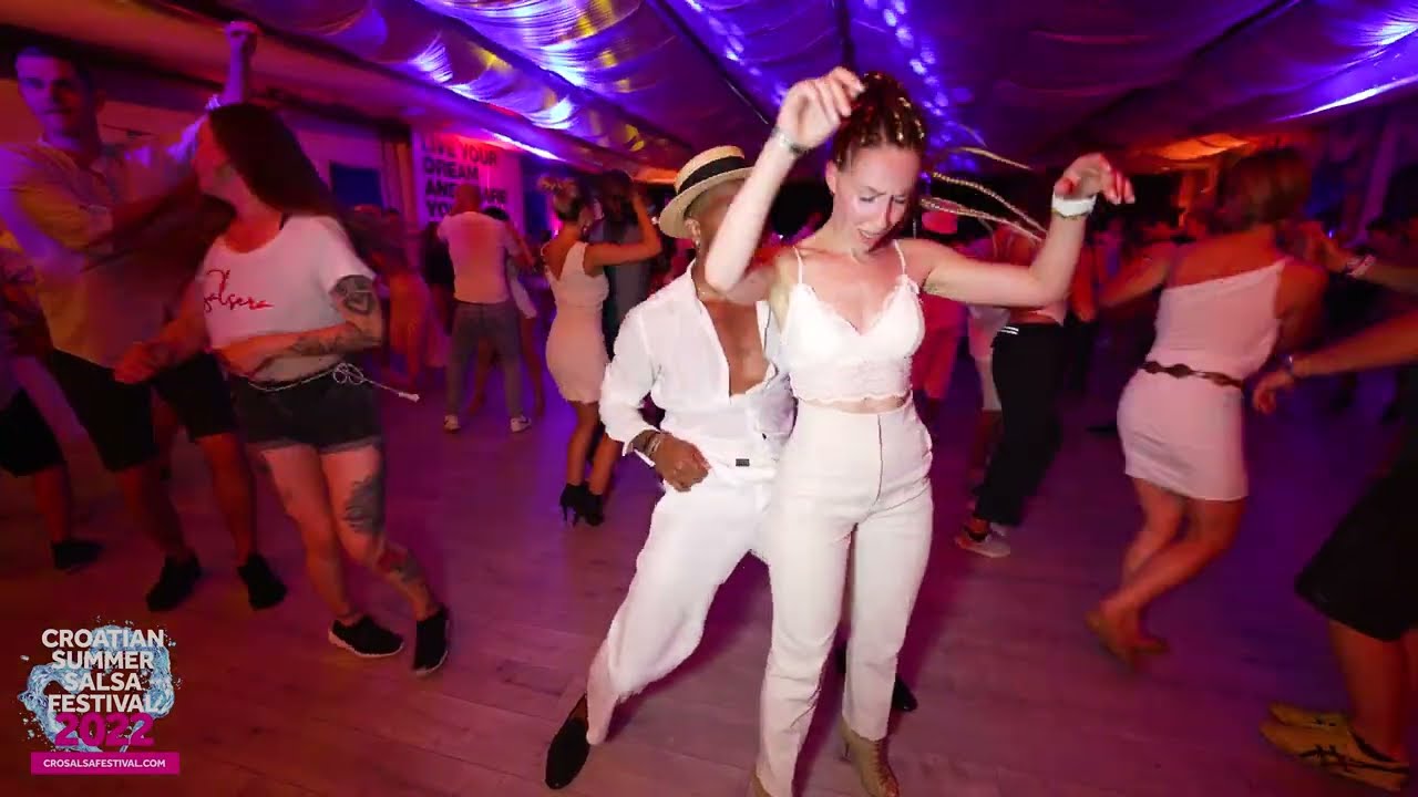 Alain & Katerina - Cuban Salsa Social Dancing - Croatian Summer Salsa Festival, Rovinj - 2022