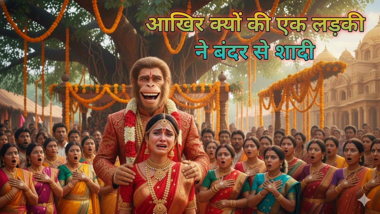 लड़की ने इंसान छोड़ बंदर से कर ली शादी… वजह जानकर हैरान रह जाओगे || #money #story 