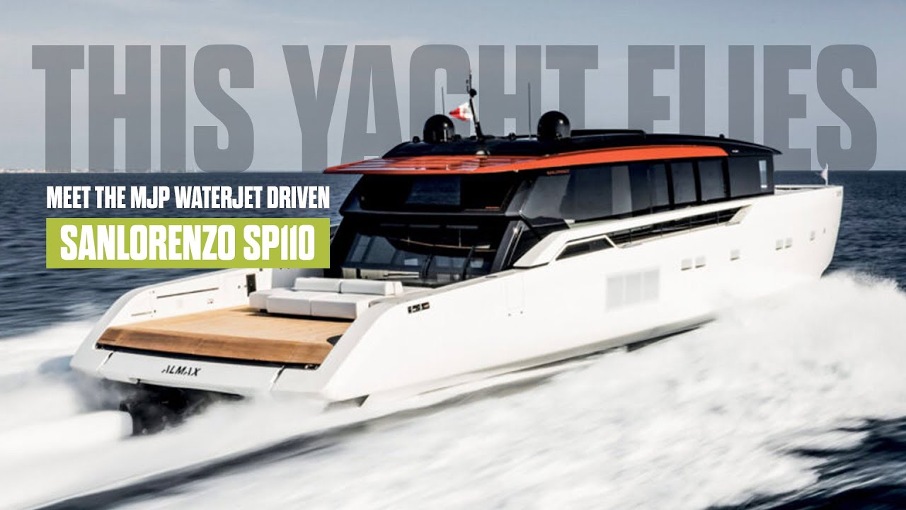 Sanlorenzo SP110 Yacht Tour - MJP Waterjet Drives