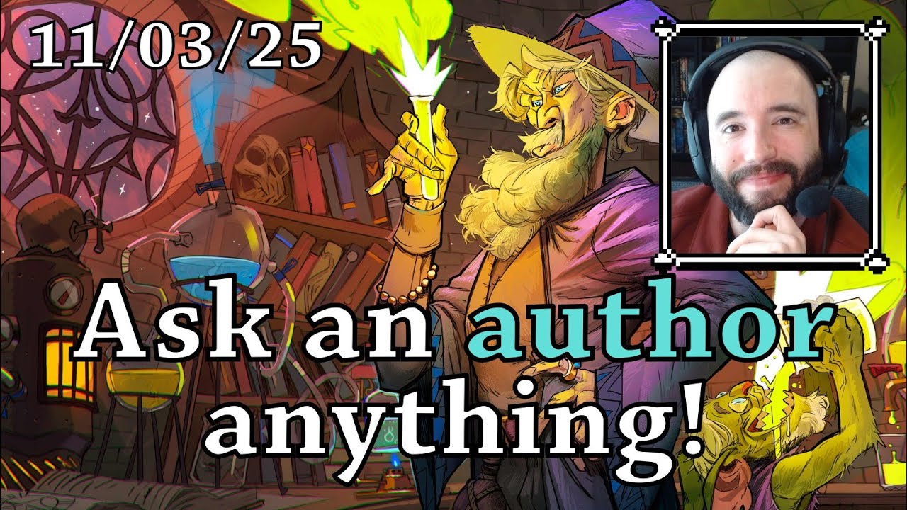 Ask An Author Anything! (Nov. 3, '25)