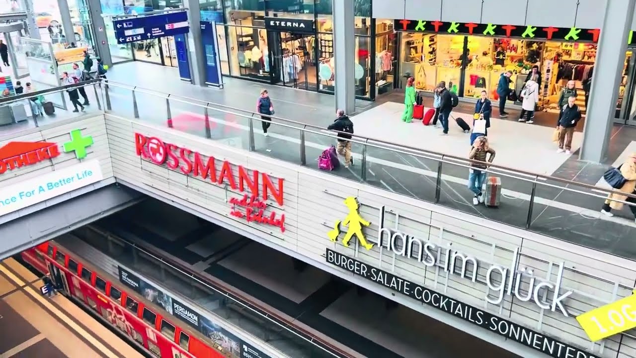 Hauptbahnhof to TU Berlin - TECHNICAL UNIVERSITY BERLIN CAMPUS #berlin #university #hauptbahnhof