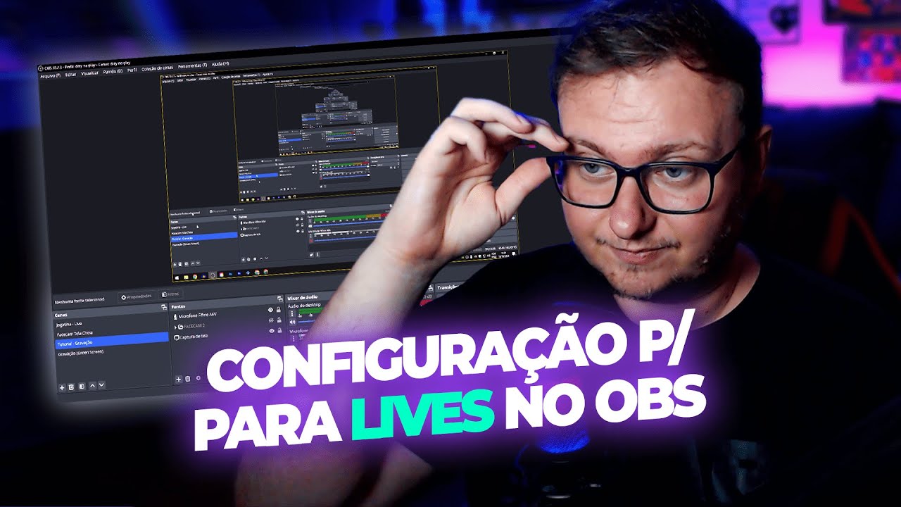 FAÇA LIVES DE QUALIDADE! | Melhor configuração para lives no OBS 🔴
