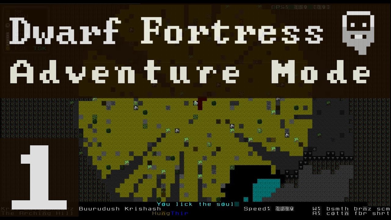 Dwarf Fortress Adventure Mode - E1 - Losing is fun