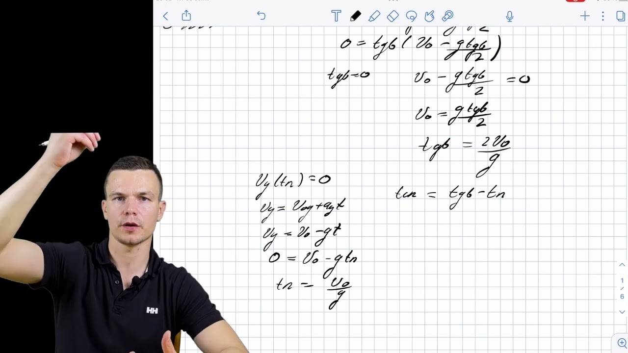 Движение тела, брошенного вертикально