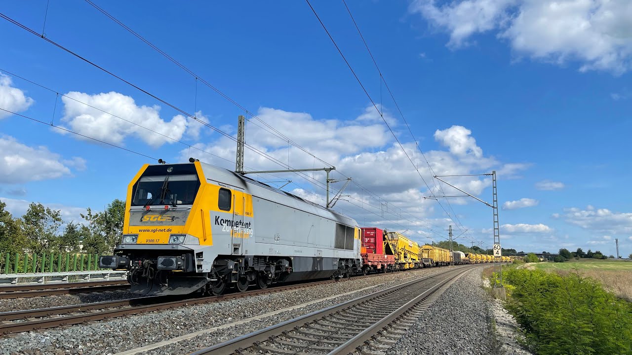 4K Führerstandsmitfahrt BR 264 Maxima Mainz Bischofsheim - Wiesbaden Ost - Koblenz-Bonn HBF Cabview
