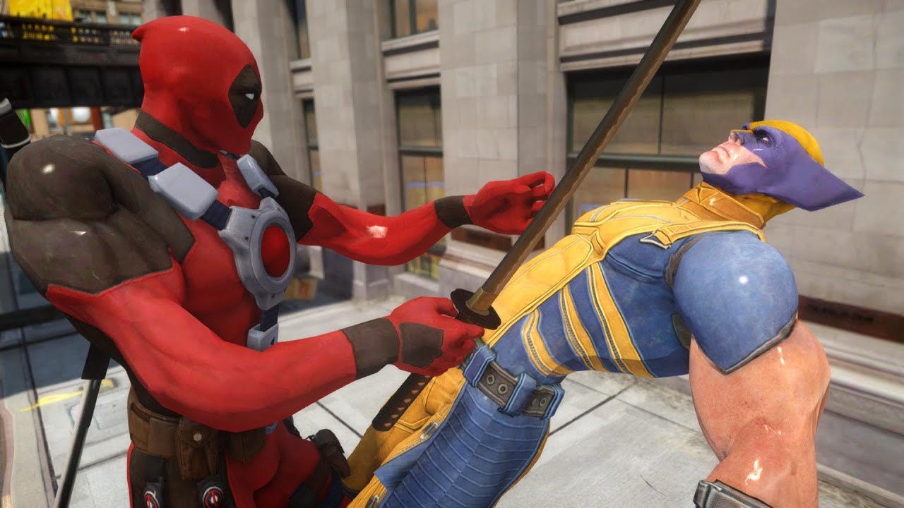 DEADPOOL VS WOLVERINE - EPIC BATTLE