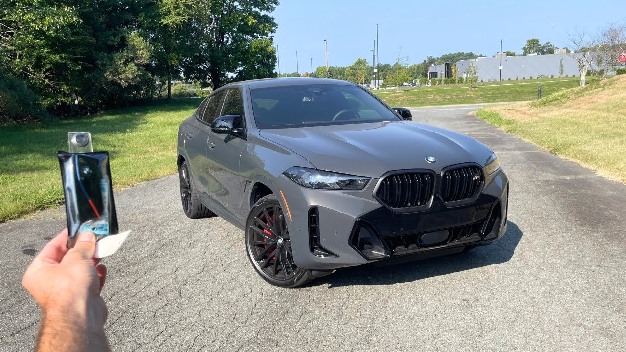 BMW X6 M60i xDrive 2025 года: запуск, выхлоп, тест-драйв, осмотр, взгляд от первого лица и обзор