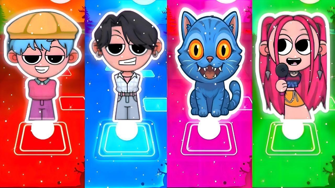 Kpop Demon Hunters: Tiles hop EDM RUSH 💃🕺 #tilrsho#motivation# funny # tileshop#coffin dance#