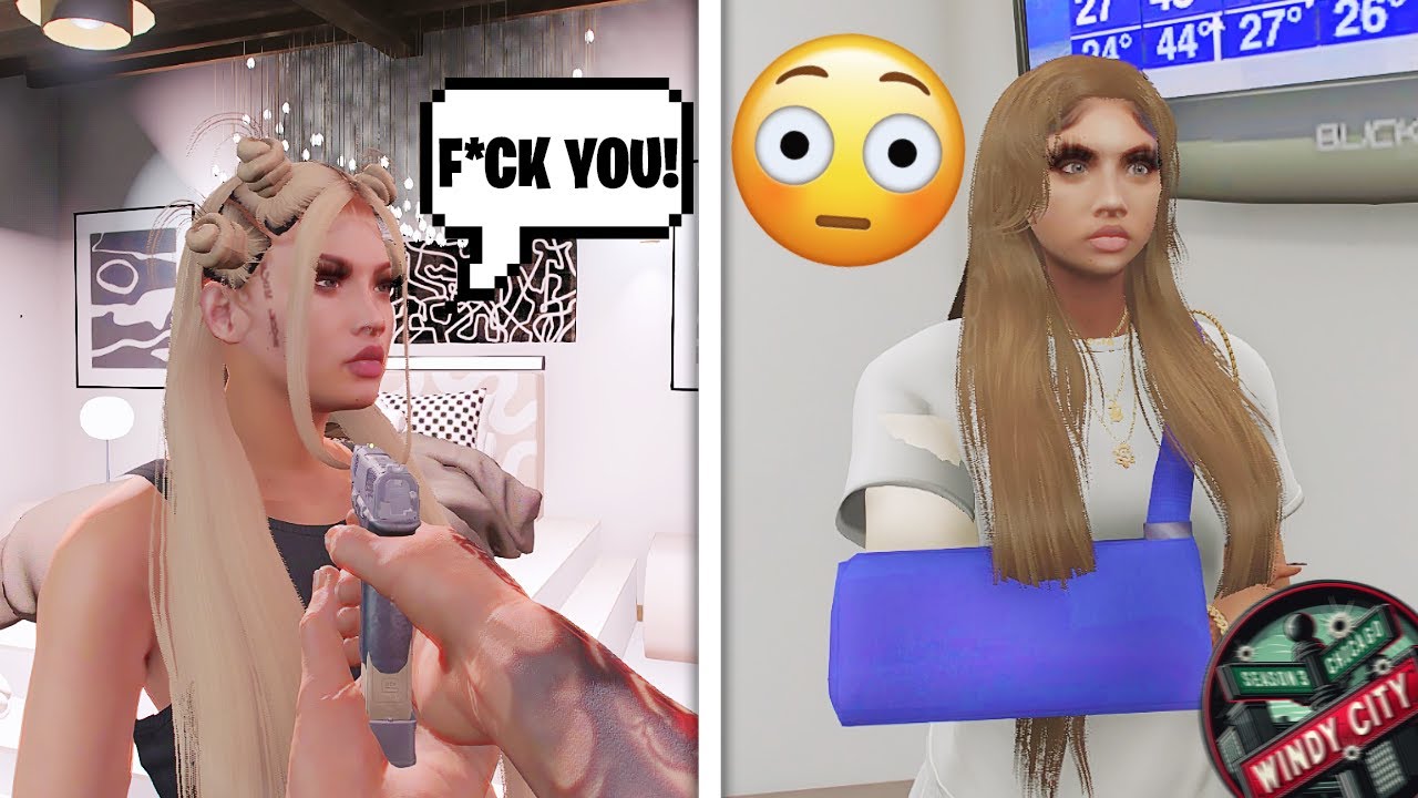 I Tried To Run Down On My Ex's Bestie... SHE STABBED HER 😨💔 *GONE WRONG* | Douwap In Windy City RP