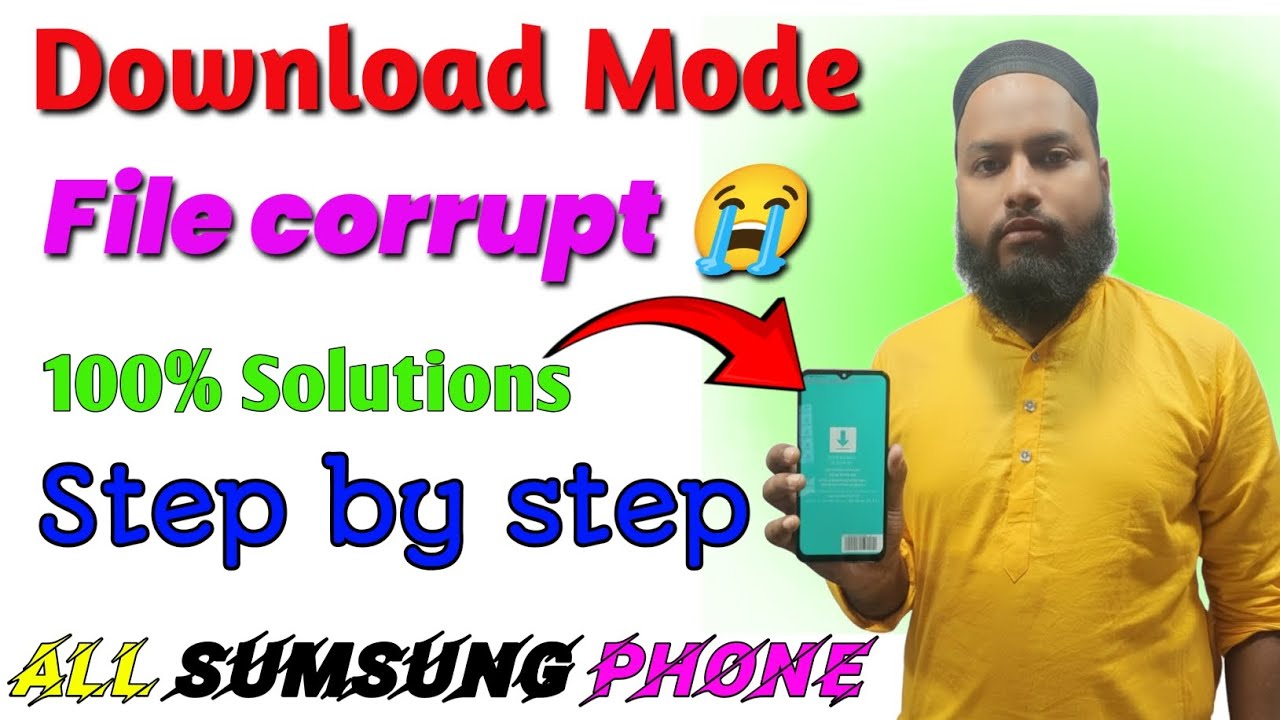 Samsung Download Mode File Corrupt Fix | f64 Flash Method