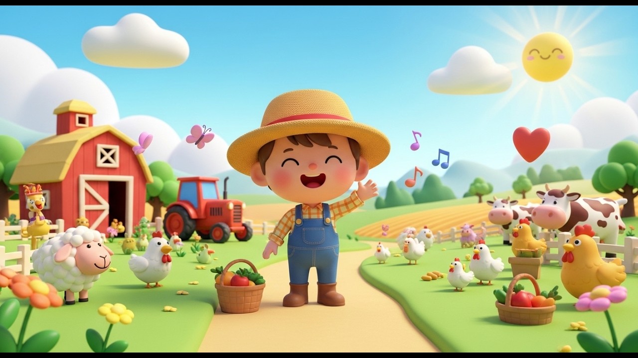 La Gallina Divertida | Canción Infantil Graciosa 🐔🎶