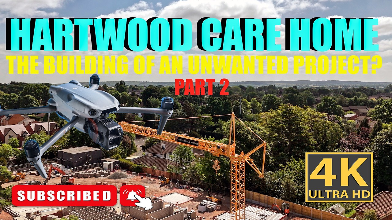 Hartwood Takes Shape From The Air | First Floor and Crane Work to Start Things Moving (Part 2)