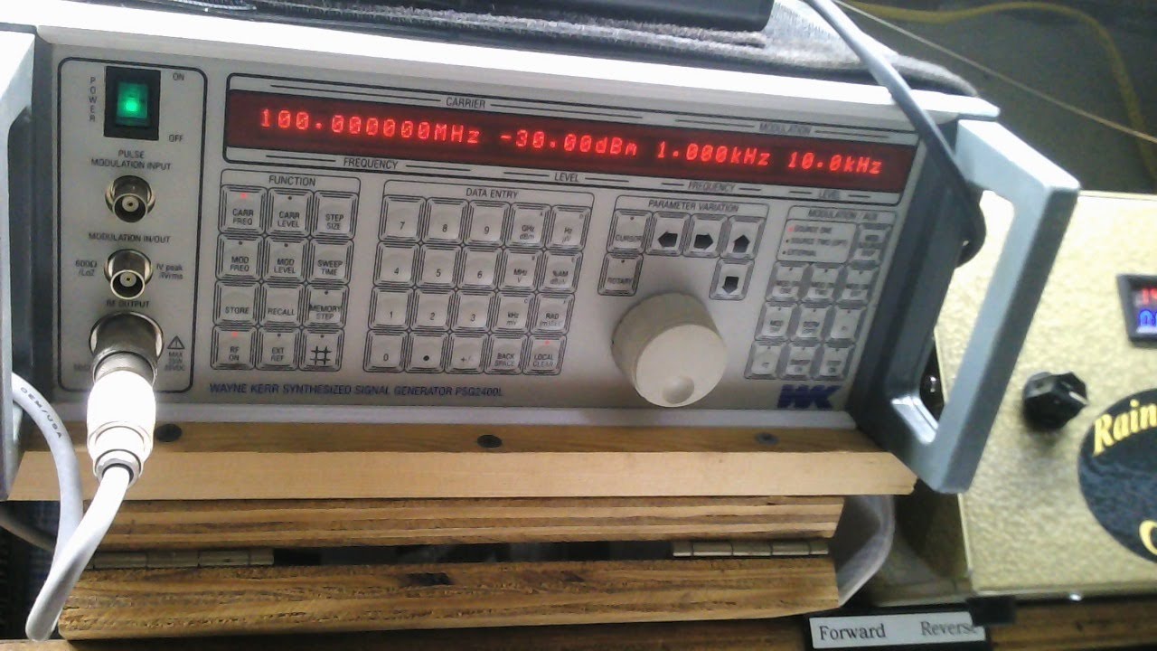 How to set up your Wayne Kerr PSG2400L