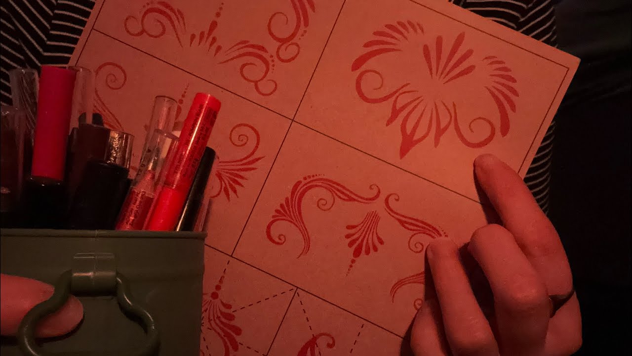 ASMR 🐢 doing your facepaint for the carnival [no talking]