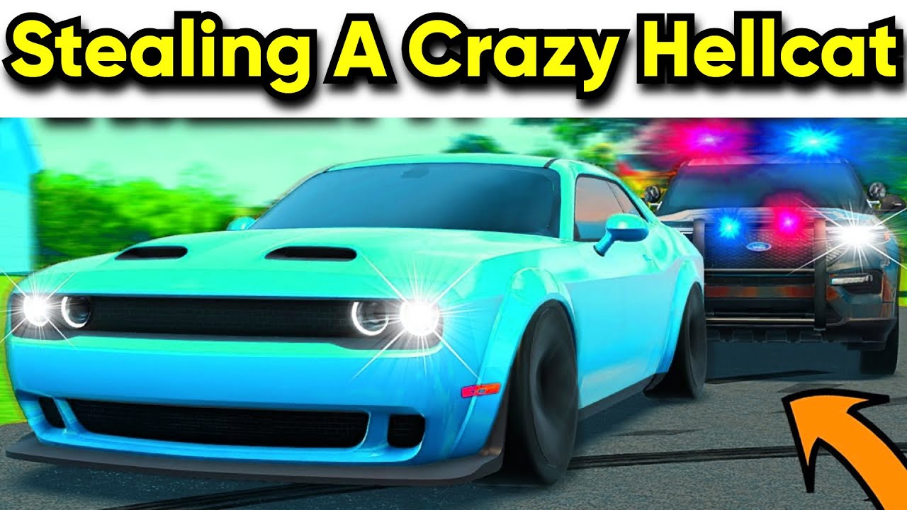 Roblox Roleplay - I STOLE A CRAZY HELLCAT AND RAN FROM COPS