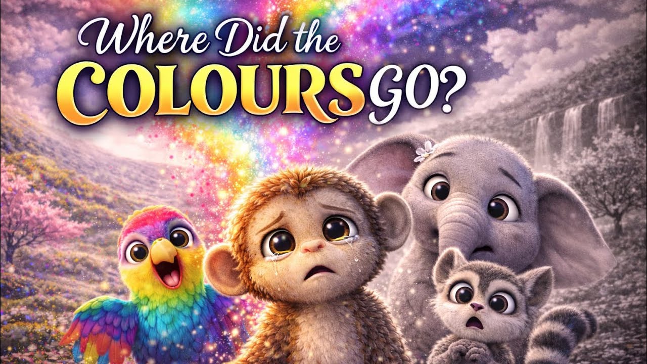 The Day the Colours Ran Away 🌈 | A Magical Animated Short Film About Friendship & Creativity