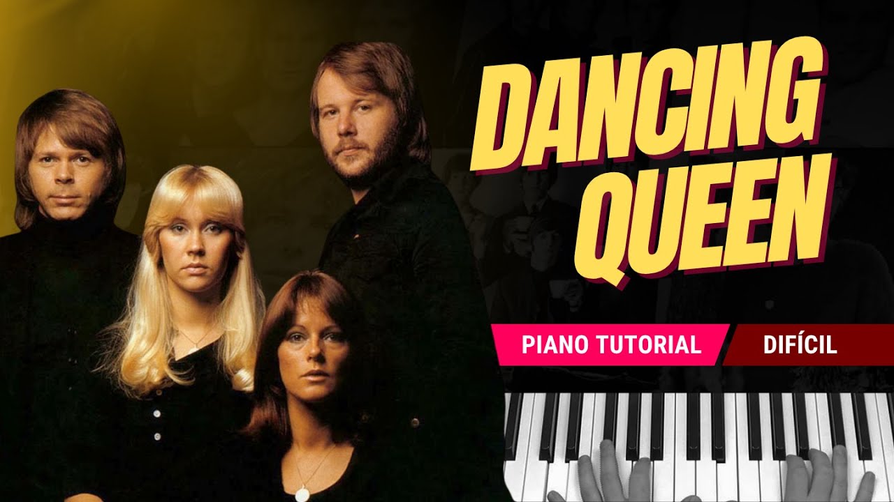 Como tocar "Dancing Queen" (ABBA) - Piano tutorial y partitura