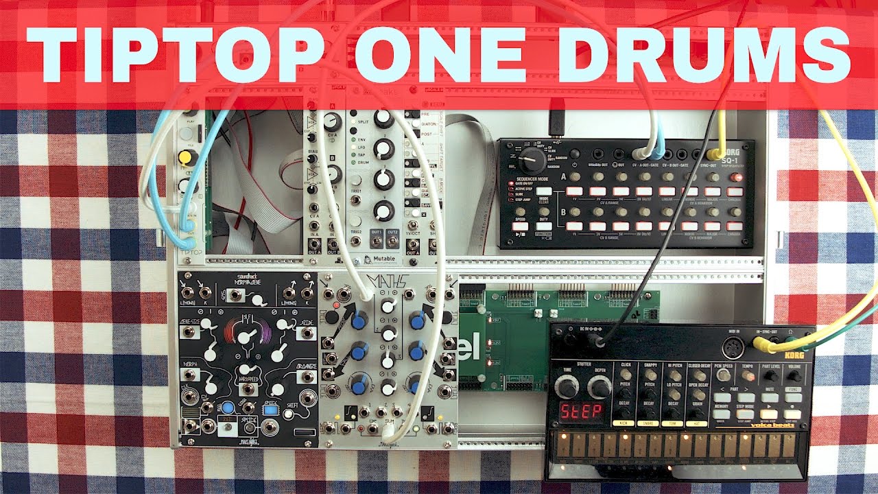 USING TIPTOP AUDIO ONE TO SPICE UP YOUR DRUMS ~ Feat. Korg SQ-1 + Volca Beats