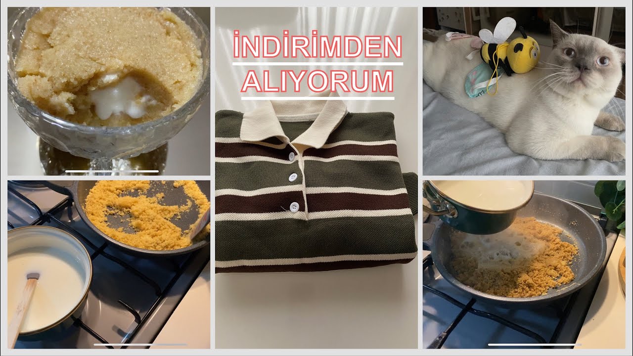 İNDİRİM YAKALIYORUM❌276 TL⁉️ABLAM YAPINCA CANIM ÇEKTİ❌İRMİK HELVASI✅