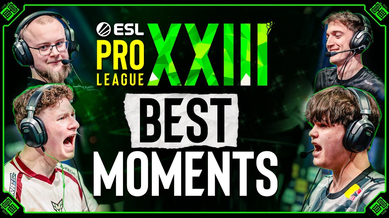 BEST MOMENTS of ESL Pro League Season 23 Stage 1