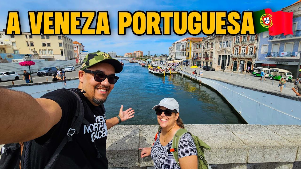 🇵🇹 A VENEZA PORTUGUESA COM CANAIS, OVOS MOLES E PRAIA | AVEIRO, PORTUGAL | VLOG DE VIAGEM