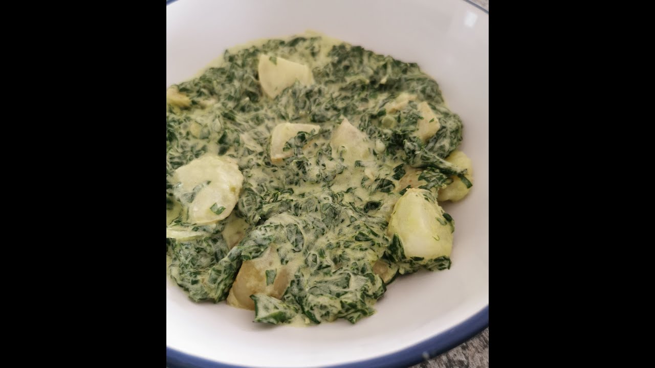 Creamy Potato Spinach