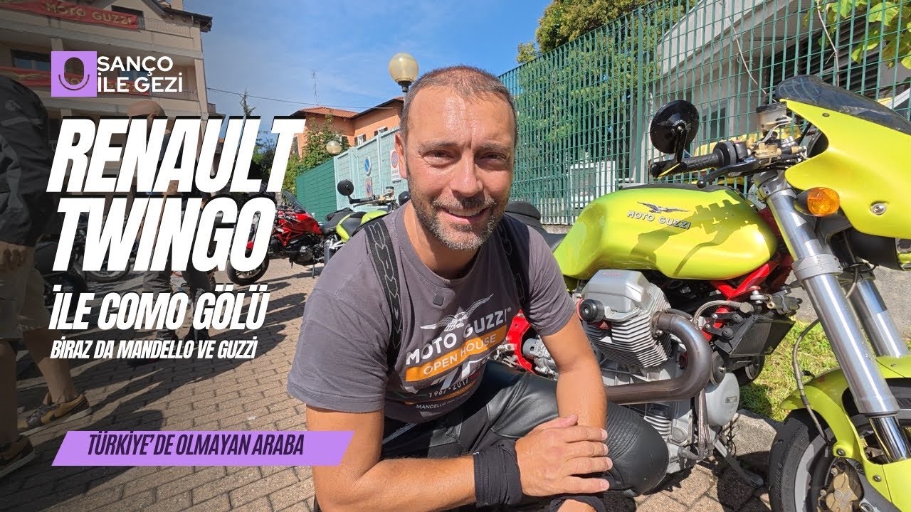 Türkiye’de olmayan Renault Twingo’yu Como Gölü’nde Mandello’ya sürdüm (otovlog)