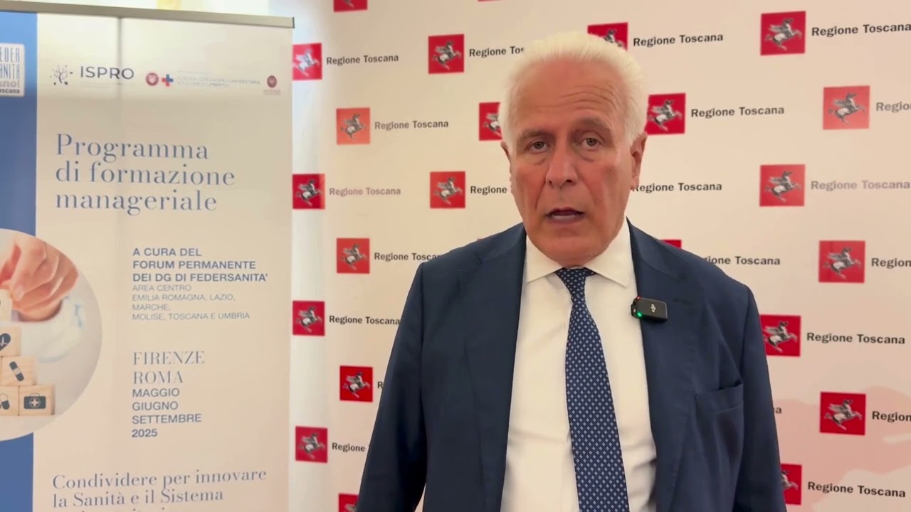 Intervista Eugenio Giani - Corso &ldquo;Condividere per innovare la sanit&agrave; e il sistema socio-sanitario&rdquo;
