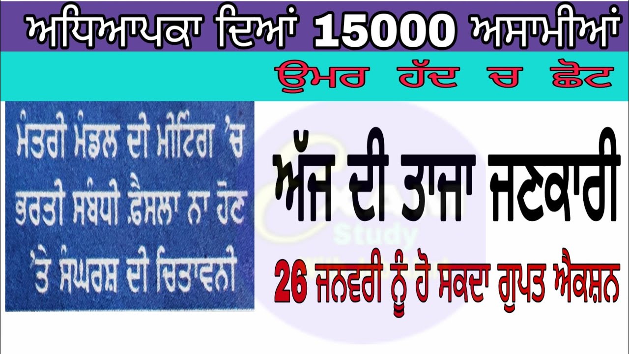 Teacher vacancy 2020 ! new update notification